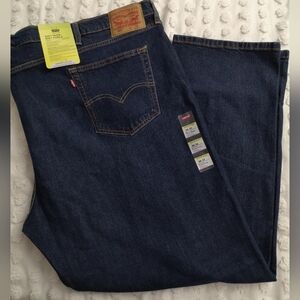 Levi’s Men's 502 Taper Flex Big & Tall Jeans 56x30 Dark Wash